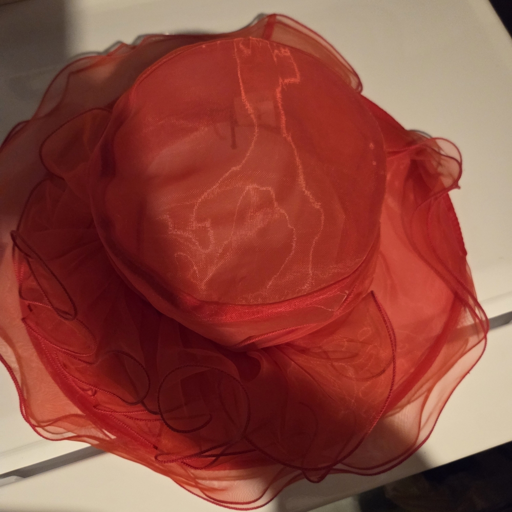 Elegant Red Women's Hat